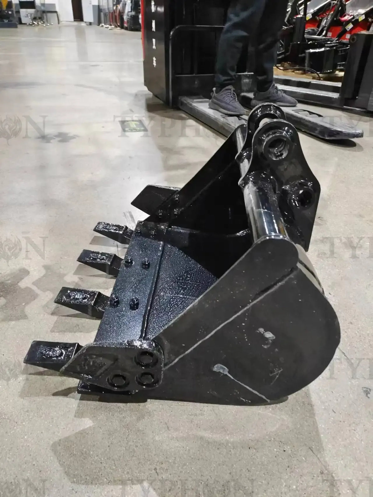 2-3.5 Ton Mini Excavator Attachment 600mm Teeth Bucket Trenching Buckets 23 inch