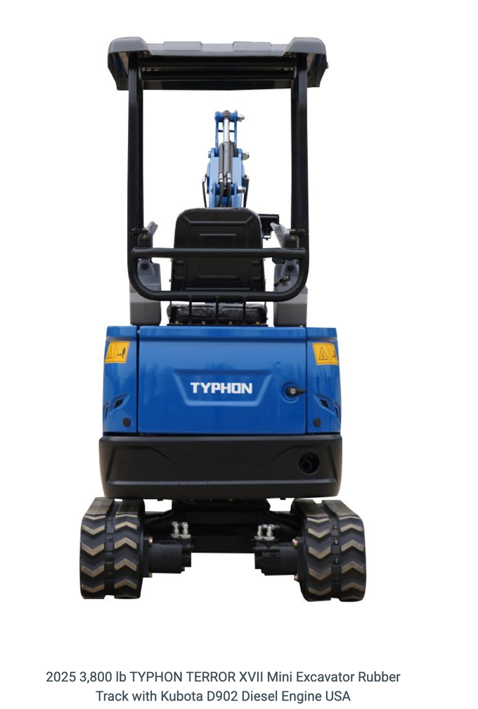 2025 New Mini Excavator Crawler EPA certified USA KUBOTA Diesel D902