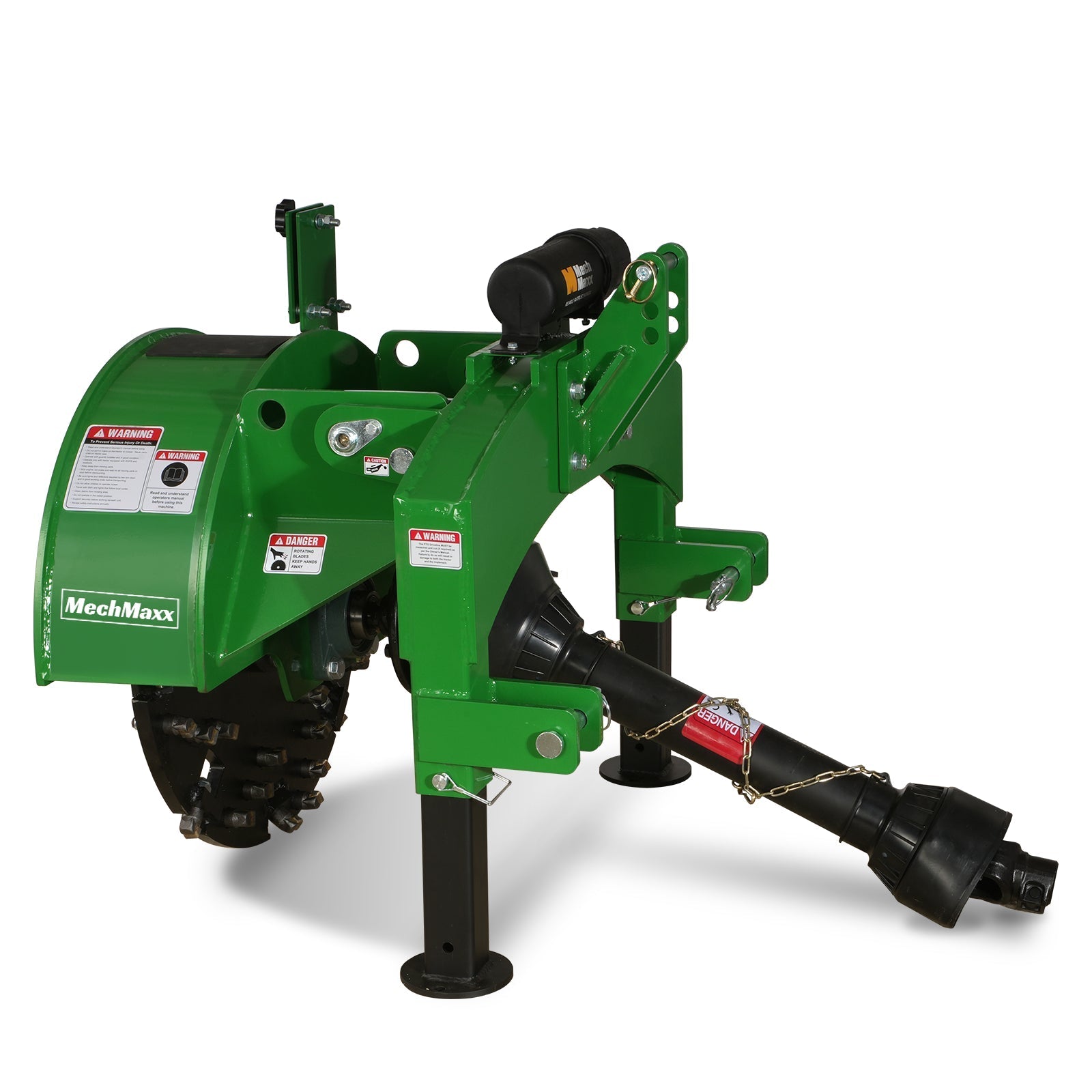3-Point PTO Stump Grinder with 34 Carbide Teeth (PTO Shaft Included with Slip Clutch), for 15-45HP Tractor, SG24