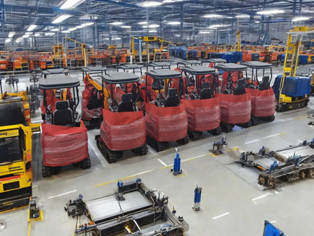 2025 4,000 lb Green TYPHON TERROR XX Mini Excavator Rubber Track with Kubota D902 Diesel Engine USA